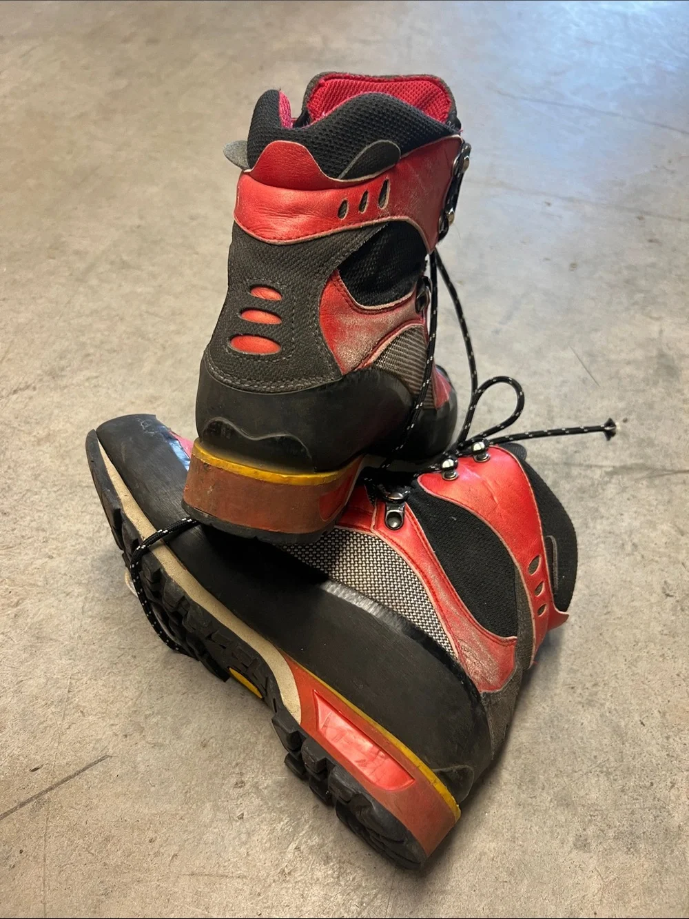La Sportiva Women's Red Lace-Up Mountaineering Boots